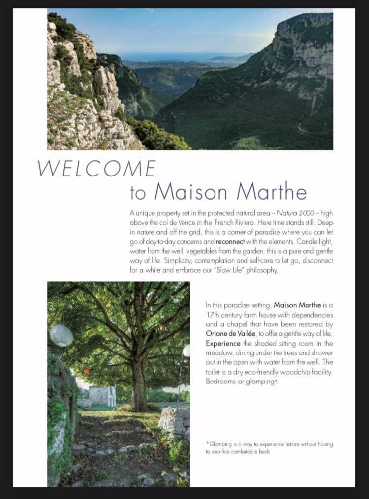 Maison Marthe - Maison Nomade Chic Coursegoules Kültér fotó